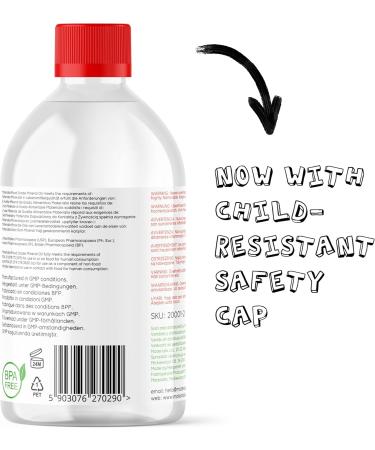 Materialix Food-Grade Mineral Oil (500ml) for Wood Bamboo Stone & DIY Cosmetics - Ideal for Balms Creams Lotions Hair Care & Ointments - Buy Online on SooperMarket.com