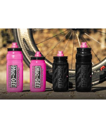Muc-Off Elite Fly Pink Water Bottle 550ml - Lightweight BPA-Free Sports Bottle with Ergonomic Cap - 100% Recyclable Pink Bottle - Buy Online on SooperMarket.com