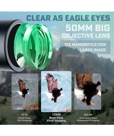 KEESYNC HD Monocular with Smartphone Adapter - 12x50 Sky Captain Telescope for Bird Watching & Outdoor Activities - Buy Online on SooperMarket.com