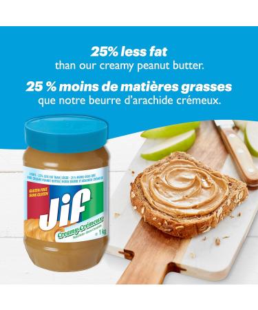 Jif Light Creamy Peanut Butter Smooth & Creamy Texture No Stir 1kg Jar Light Creamy 1 kg (Pack of 1) - Buy Online on SooperMarket.com