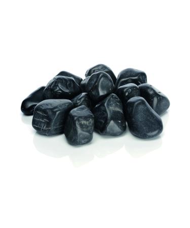 Oasis Biorb 46054 pebble set black - appealing aquarium decoration for the design of the basically consisting of marble piesel for fresh water and sea water suitable