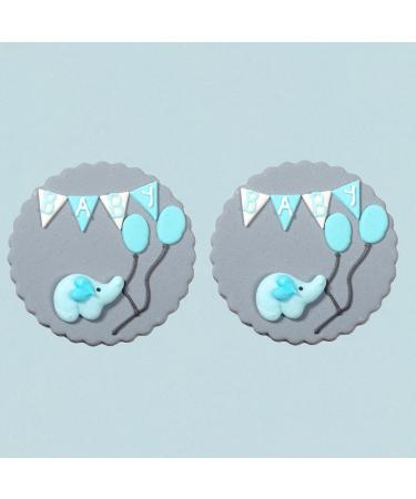 Baking Decorations Baby Mix Set in Blue 8 Pieces Various Baby Motifs as Fondant Decoration for Baking Cupcakes & Muffins Ideal for Baby Showers & Gender Reveal Parties - Buy Online on SooperMarket.com