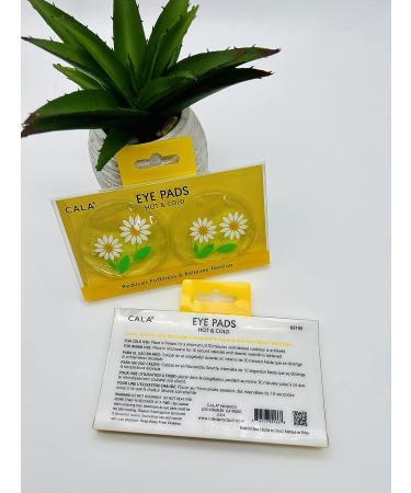 Cala Eye Pads Hot & Cold (Yellow Flower) - Reduce Puffiness, Relieve Tension - Buy Online on SooperMarket.com