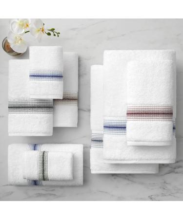 Aston & Arden Turkish Bath Towels - Pack of 2, 600 GSM Oversized Ultra Soft Hand Towels in Crystal Blue - Buy Online on SooperMarket.com