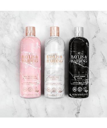 Baylis & Harding Liquid Body Wash Soap - Elements Pink Blossom & Lotus Flower 16.9oz | Luxurious Moisturizing Formula for All Skin Types - Buy Online on SooperMarket.com