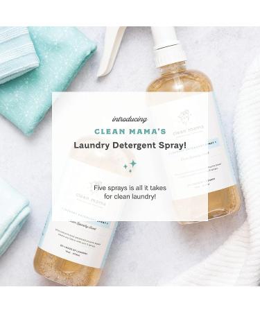 Clean Mama Laundry Detergent Spray & Pre-Treater - Eco-Friendly 2L Refill Box - 128+ Loads - Sensitive Skin Formula - HE Compatible - Buy Online on SooperMarket.com