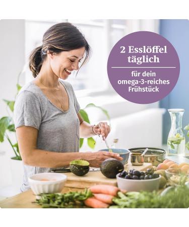 Dr.Budwig Omega 3 DHA+EPA Maracuja (100ml) - Vegan Liquid Algae Oil for Kids & Adults - High EPA & DHA Linseed Oil Blend - Buy Online on SooperMarket.com