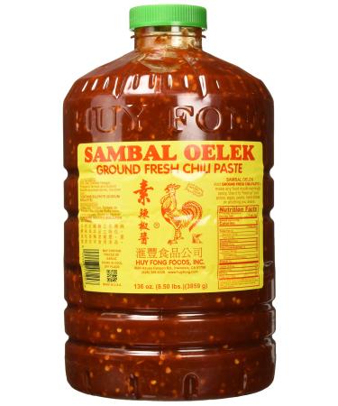 Huy Fong Sambal Oelek, 8.5 Pound ,Chili,136 Ounce 8.5 Pound (Pack of 1)