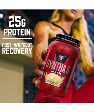BSN Syntha-6 Isolate Peanut Butter Cookie - 4 Lbs | Premium Protein Powder - Buy Online on SooperMarket.com