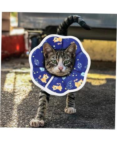 Sosoport Soft Cone for Cats Cat Donut Cat Cone Alternative Cat Cones After Surgery Waterproof Composite Cloth 26.00X26.00X0.70CM As Shown - Buy Online on SooperMarket.com