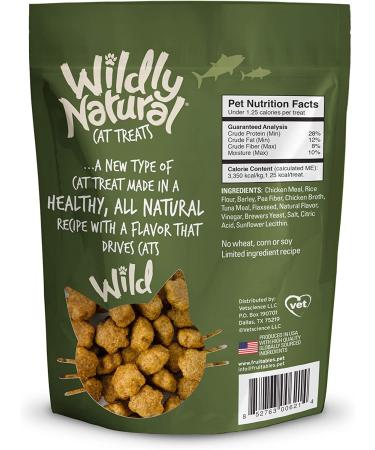 Wildly Natural Salmon Cat Treats - Healthy & Delicious Snacks for Your Feline - Buy Online on SooperMarket.com