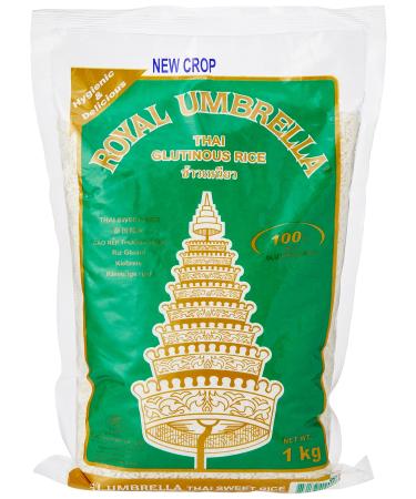 Royal Umbrella Thai Glutinous Rice 1 kg 1 kg (Pack of 1)