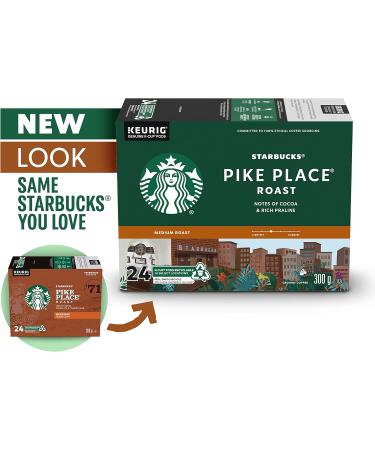 Starbucks French Roast Dark Roast Ground Coffee K-Cup Pods 44 ct Box & Pike Place Medium Roast K-Cups Single Serve Keurig Compatible Coffee Pods for Keurig Brewers - 24 Capsules - Buy Online on SooperMarket.com