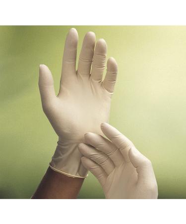 Adenna GLD266 Gold 6 mil Latex Powder Free Exam Gloves - White Large (Box of 100) - Buy Online on SooperMarket.com