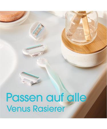 Gillette Venus Smooth Sensitive Razor Blades for Women - 8 Replacement Blades with 3-Blade Technology - International Shipping Available - Buy Online on SooperMarket.com