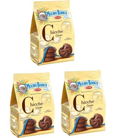 3x Mulino Bianco Chocolate Biscuits Cookies Snack 200 g