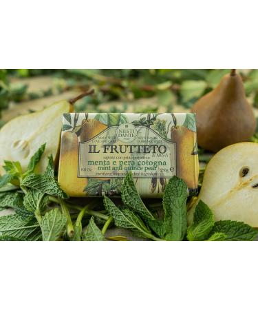 Nesti Dante Il Frutteto Purifying Soap - Mint & Quince Pear | 250g | International Shipping Available - Buy Online on SooperMarket.com