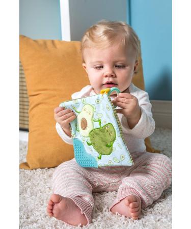 Mary Meyer Yummy Avocado Teether Toy with Baby Paper and Squeaker - 6 x 6-Inches (44141) - Buy Online on SooperMarket.com