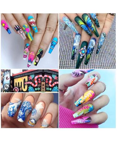 Saviland Gel Paint Kit - 12 Colors Gel Nail Polish Set with 15pcs Nail Brush Pen for Nail Art & Salon - Buy Online on SooperMarket.com