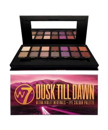 W7 Dusk Till Dawn Ultra Violet Neutrals Pressed Pigment Palette 0.34 oz (9.6 g)