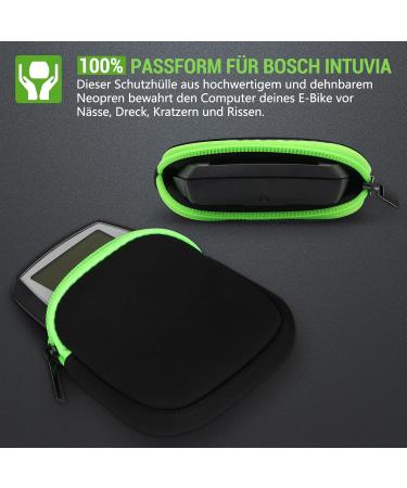 Clopae 2-Pack E-Bike Display Protection Cover for Bosch Intuvia | Transparent Protective Shell Against Stones & Water | Essential E-Bike Accessories - Green - Buy Online on SooperMarket.com