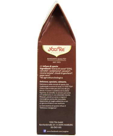 Yogi Tea Chocolate Chai Organic 2-Pack (2 x 90g) | Buy Organic Spiced Tea Online - Buy Online on SooperMarket.com