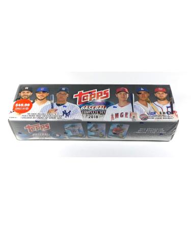 2018 Topps Baseball Complete Factory Sealed Set Target Retail Version (702 Cards + 5 Rookie Cards and 1 Rookie Cup Chrome Card) Shohei Ohtani Rookie
