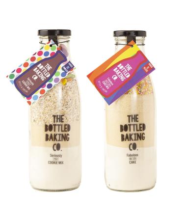 Bottled Baking Co Kids Favourites - Seriously Smart Smarties Cookies And Fabulous Unicorn Cake Ideal Home Baking Kits For Family Baking And Younger Children