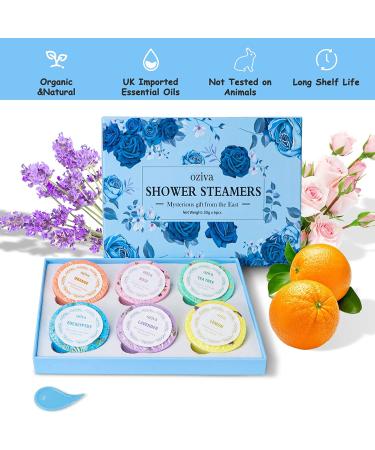 Oziva Nighttime Shower Steamers - Aromatherapy Shower Bombs for Stress Relief - Christmas Self Care Gifts - Stocking Stuffers for Women and Men - Buy Online on SooperMarket.com