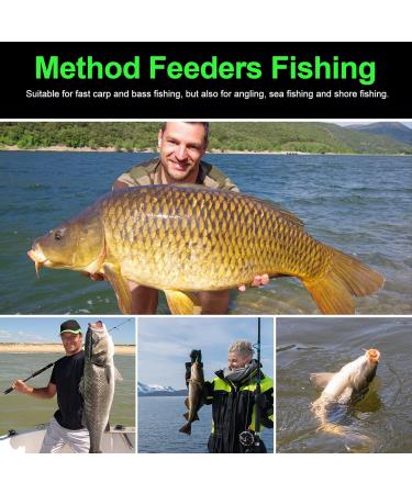 Realure 4-in-1 Method Feeder Accessories for Carp Fishing - Inline Lead Feeder with Weights | 40G 50G 60G | Pellets & Feeder Rod Essentials - Buy Online on SooperMarket.com