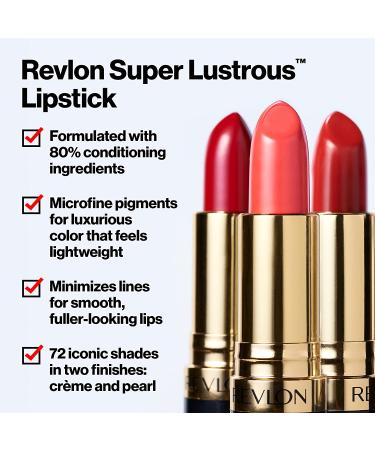 Revlon Super Lustrous Lipstick in Mauvey Night (473) - Moisturizing Creamy Formula with Vitamin E and Avocado Oil - Buy Online on SooperMarket.com