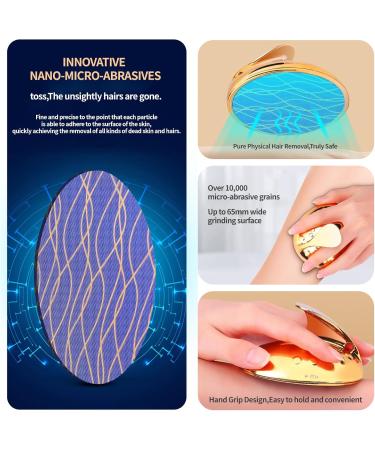 Zuer Nano Hair Remover 3Pcs - Pain-Free Crystal Hair Removal for Men & Women | Epilator & Depilator - Buy Online on SooperMarket.com