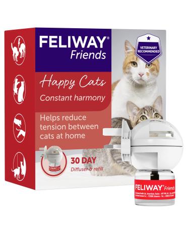 Feliway Friends 30 Day Starter Kit Diffuser 48 ml White