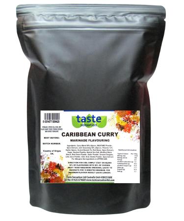 Caribbean Curry Marinade Flavouring - 1kg Resealable Pouch