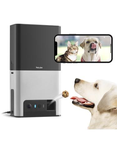 Petcube Bites 2 Wi-Fi Pet Camera with Treat Dispenser & Alexa Built-in, for Dogs and Cats. 1080p HD Video, 160 Full-Room View, 2-Way Audio, Sound/Motion Alerts, Night Vision, Pet Monitor