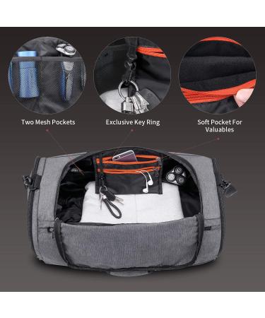 Canway 45L Sports Gym Bag Travel Duffel with Wet Pocket & Shoes Compartment - Lightweight Gray | Men & Women - Buy Online on SooperMarket.com