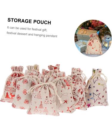 Anneome 1 Set Christmas Bag Calendars Christmas Sto The Xmas Hanging Bag Container Elk - Buy Online on SooperMarket.com
