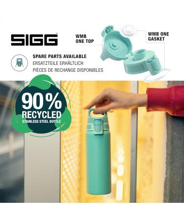 SIGG Stainless Steel Drinking Bottle 0.75L - Shield One | Carbonated Drink Safe Leak-Proof BPA-Free Lightweight - Glacier Color - Buy Online on SooperMarket.com