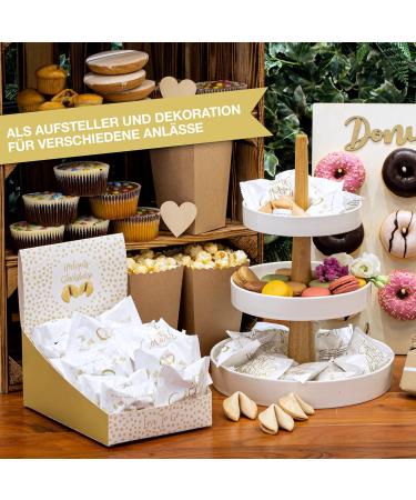 30 Lucky Cookies Wedding Favors - Individually Packaged Gifts for Couples - Made in Germany - Unique Wedding Gifts & Decorations - Buy Online on SooperMarket.com