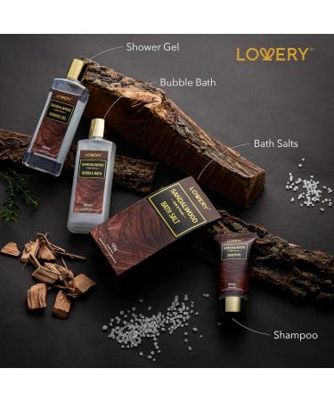 Men's 14Pc Sandalwood Bath Gift Set | Self Care Kit & Relaxing Grooming Basket - Perfect Gift for Dad Boyfriend Husband & Birthdays - Buy Online on SooperMarket.com