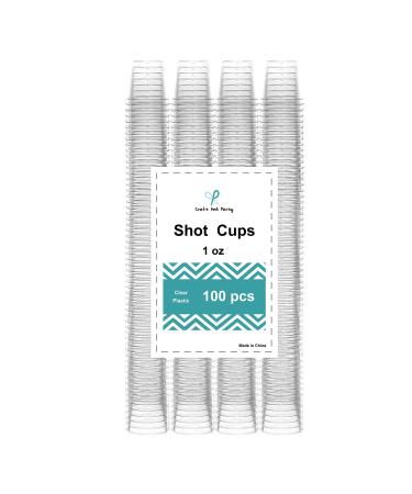 Craft and Party 1oz Premium Shot Glasses in 100 (100, 1oz) 100 1oz
