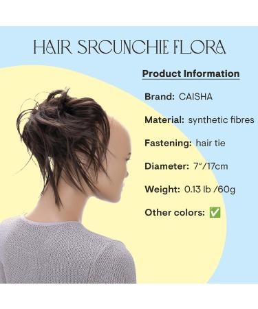 CAISHA Jumbo HaarDIC HairGumi - Floral Dutt & Messy Updos for Bridal Hairstyles | Chocolate Brown | International Shipping - Buy Online on SooperMarket.com