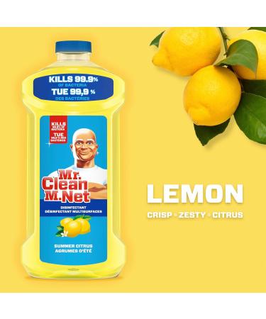 Mr. Clean Antibacterial Multi Surface Cleaner with Summer Citrus Scent Disinfectant All Purpose Cleaner 680 mL - Buy Online on SooperMarket.com