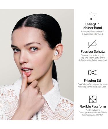 Loop Switch Noise-Reducing Earplugs - 3 Modes | Reusable White | Perfect for Travel Concerts Sport & Noise Sensitivity - Buy Online on SooperMarket.com