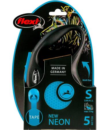 Flexi Retractable Leash New Neon - Blue - Small | Best International Shipping | Eco-Friendly & Durable - Buy Online on SooperMarket.com