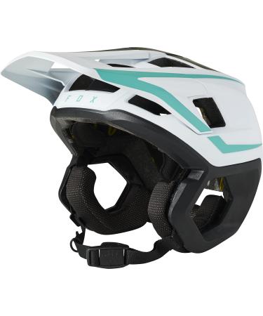 Fox RacingmensDROPFRAME PRO MOUNTAIN BIKING HELMETTeal - DRIVERMedium