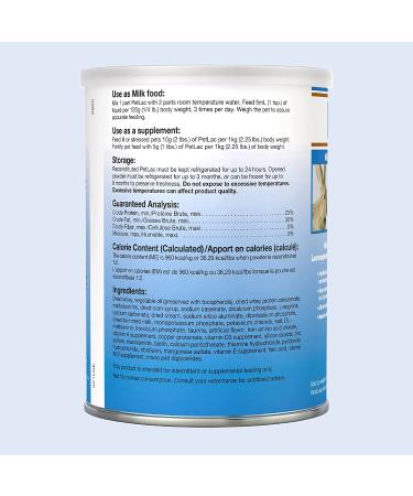 PetAg Petlac Milk Powder 300g - Ideal Milk Replacer for Orphaned Animals - Similar to Mother's Milk - Formulated for Optimal Nutrition - Buy Online on SooperMarket.com