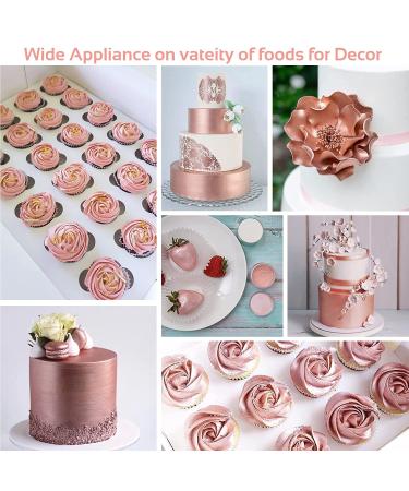 Jelife Rose Gold Edible Luster Dust - 20 grams Food Grade Cake Dust Shimmer Powdered  Tasteless Edible Metallic Powder Food Coloring for Cake Decorating  Chocolates  Fondant  Painting & More  Vegan Rose-Gold - Buy Online on SooperMarket.com