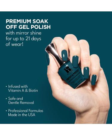Red Carpet Manicure Fortify & Protect Teal Cr me Gel Polish for Strong Healthy Nails - Infused with Vitamin A & Biotin - (A-List Attitude) Led Nail Gel Color 0.3 Fl Oz - Buy Online on SooperMarket.com
