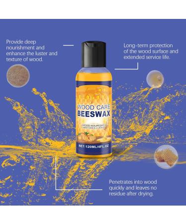 2024 New Natural Micro-Molecularized Beeswax Bees Wax Furniture Polish and Cleaner Wood Cleaner and Polish Furniture Beeswax Spray for Furniture Care Polishing (1pcs) - Buy Online on SooperMarket.com